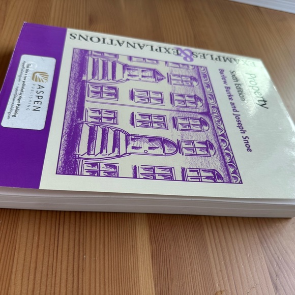 Examples & Explanations for Property 6th ed. by Barlow Burke and Joseph A. Snoe - Picture 2 of 4